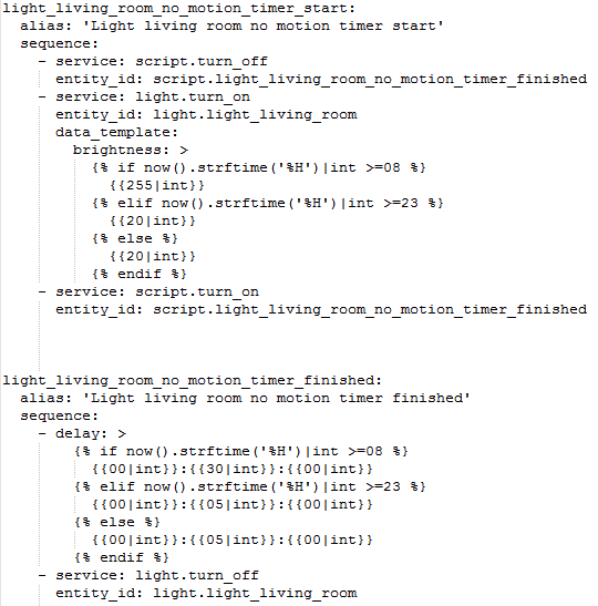 Script Dynamic Light Brightness And Delay According To The Sytem Time