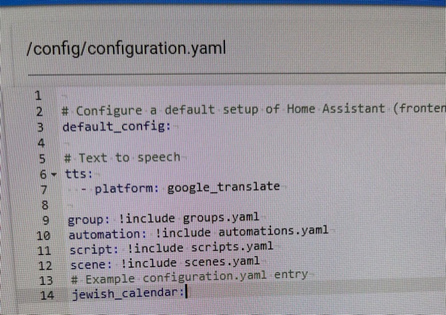 Jewish Calendar Configuration Home Assistant Community