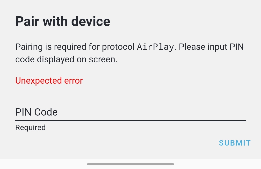 Apple TV error Establishing a connection to Configuration Home
