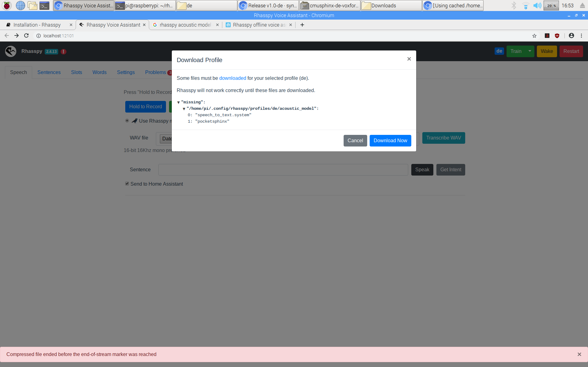 Rhasspy offline voice assistant toolkit Custom Integrations Home Assistant Community