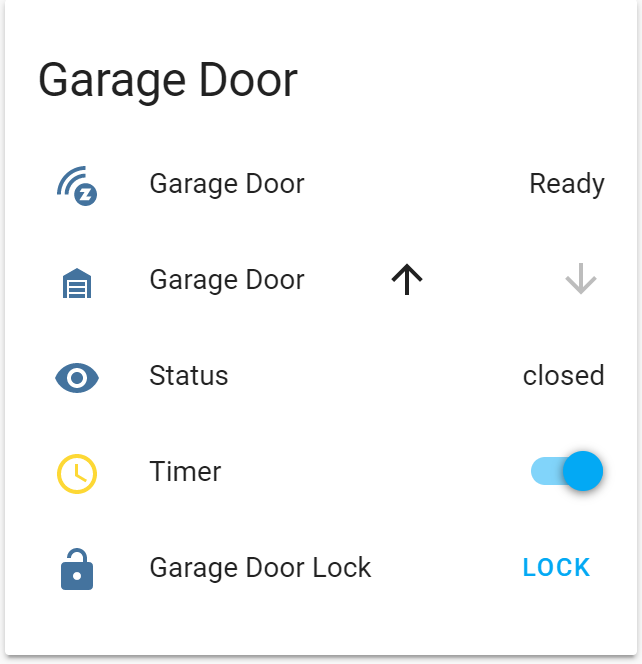 My Garage Door Vacation Lock Share your Projects! Home Assistant