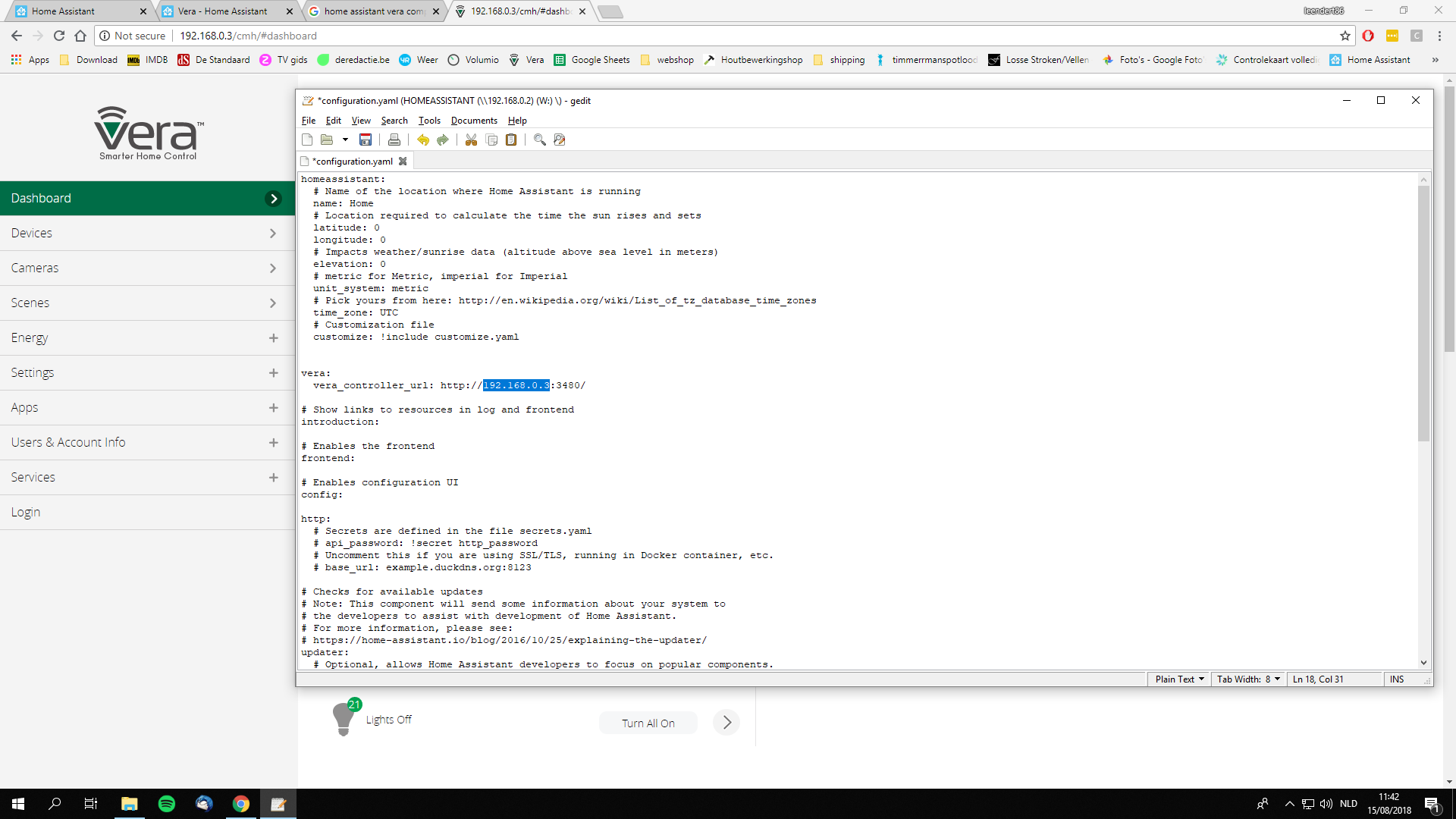 Cant connect vera to HA - Third party integrations - Home Assistant ...