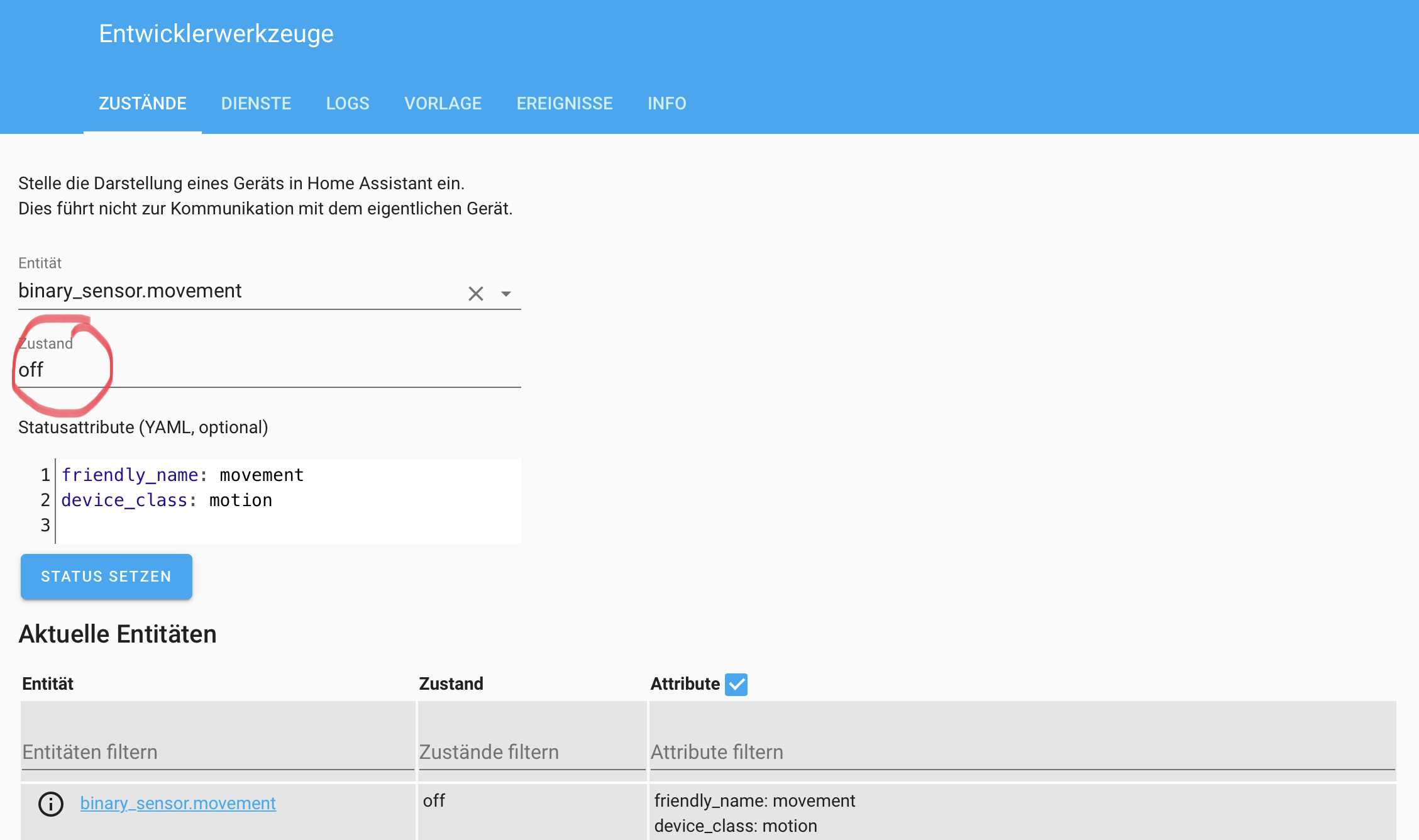 Motion Sensor controlled by a webhook camera - Configuration - Home ...