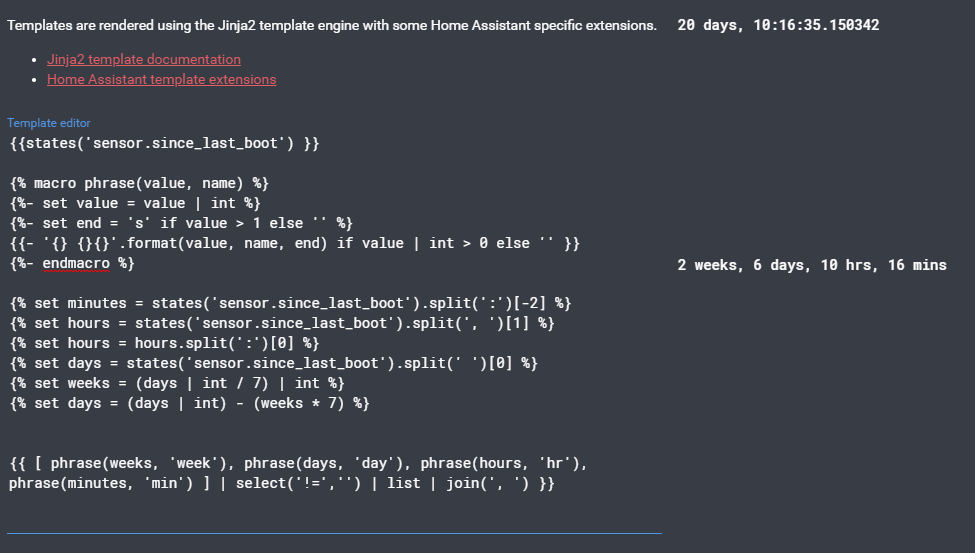 Template help to improve on this? - Configuration - Home Assistant ...