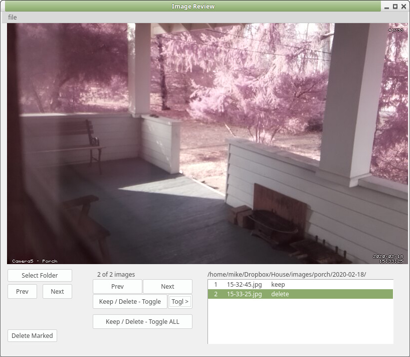 Image review for motionEye motion capture images Share your Projects