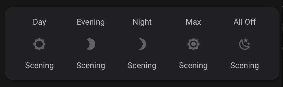 Glance Card Scene Buttons How To Remove Scening Configuration 