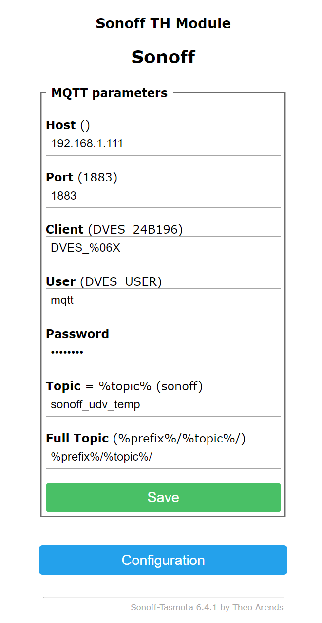 Need a bit of assistance with mqtt oh tasmota - Configuration - Home ...