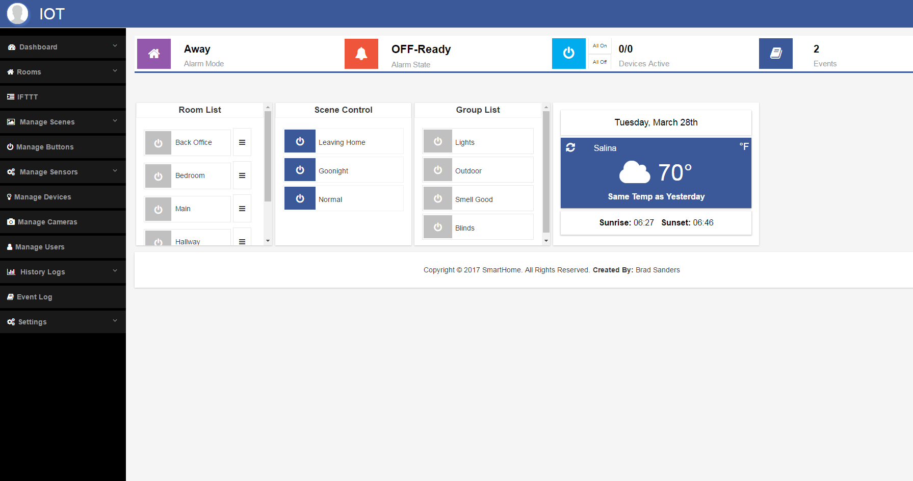 SmartHome Project Written in PHP - Share your Projects! - Home ...