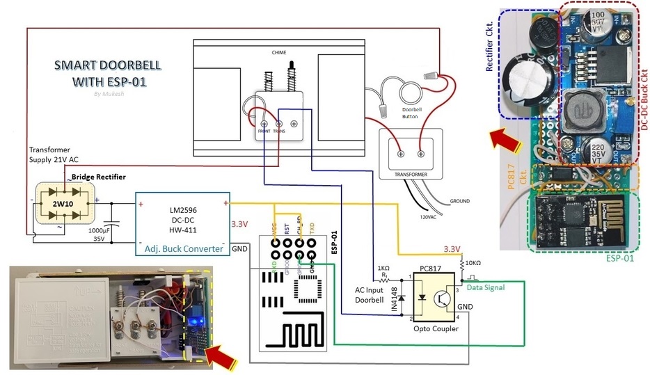 DIY Smart Doorbell A Non invasive Way Share Your Projects Home DIY Smart Doorbell A Non invasive Way Share Your Projects Home