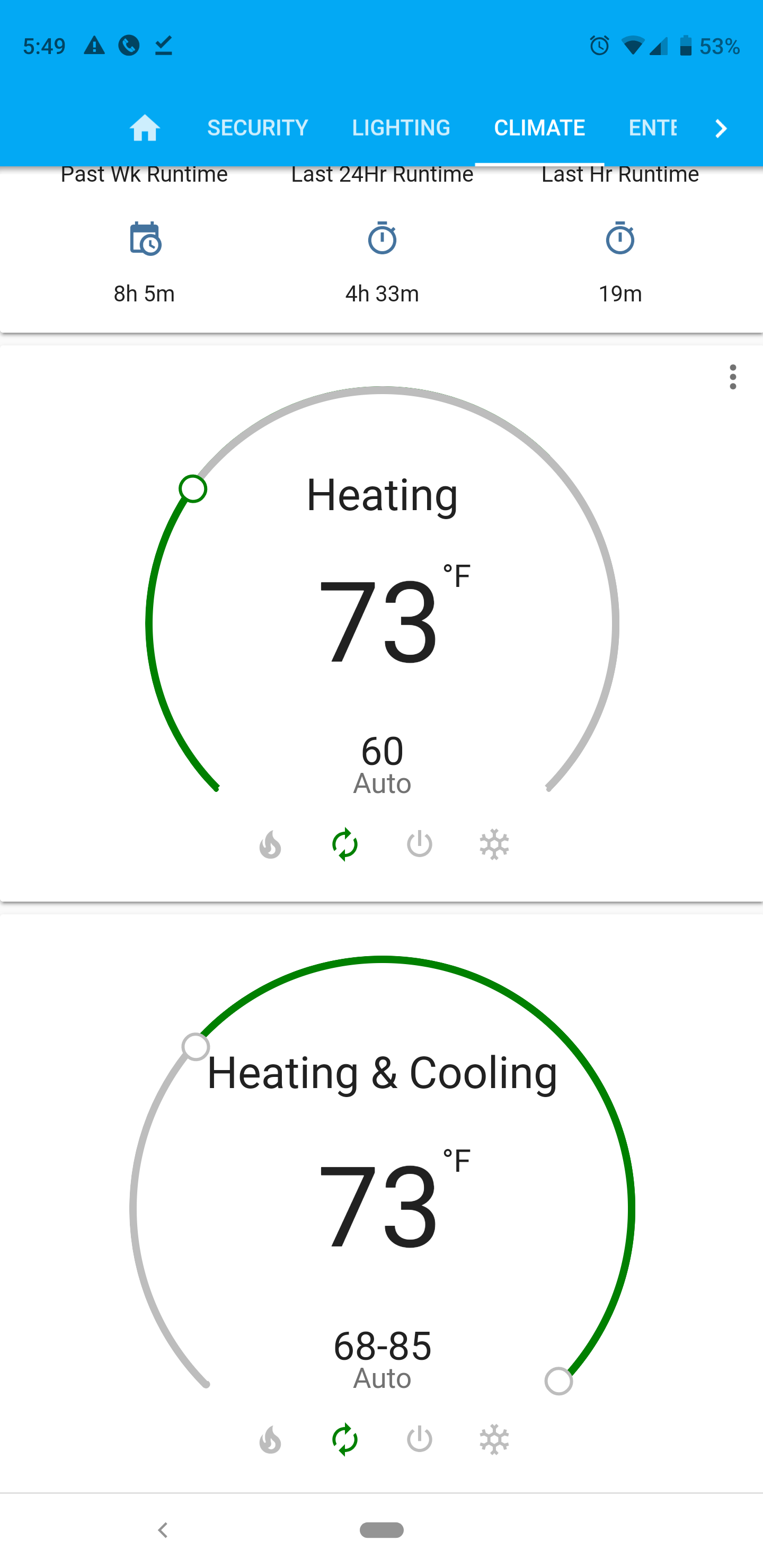 Dual Thermostat Card Share your Projects! Home Assistant Community