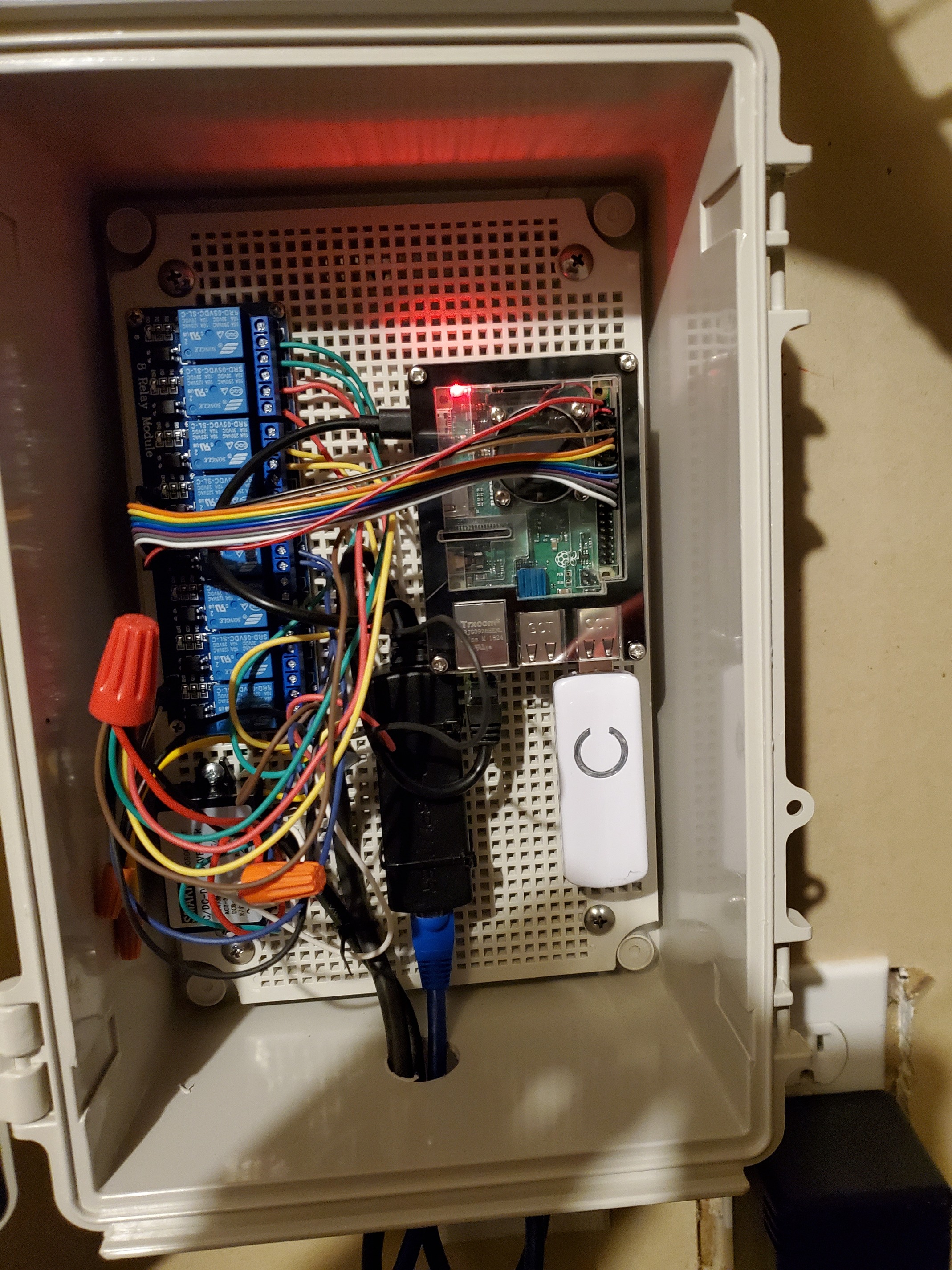 Hassbian + Zwave + DIY sprinkler controller Share your Projects