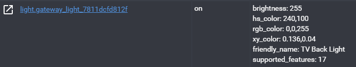 xiaomi gateway light home assistant
