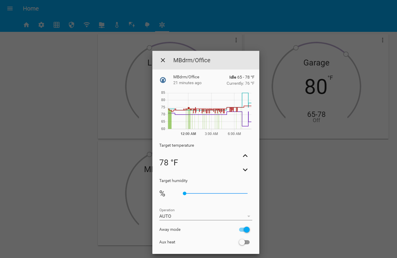 Nexia and Trane XL1050 / XL850 thermostat - Configuration - Home
