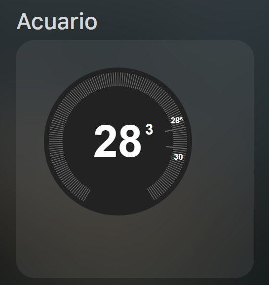 Thermostatdarkcard inside a custom buttoncard Frontend Home