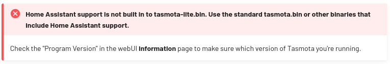 Tasmota not discoverable - Configuration - Home Assistant Community