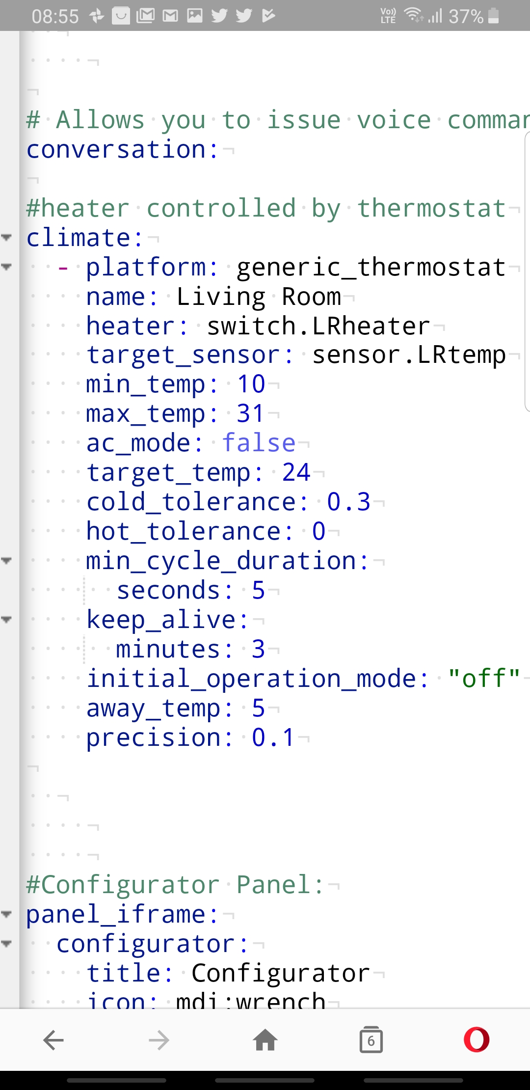Integrate temperature slider with relay and stat - Configuration - Home ...