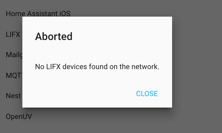 New LIFX integration LIFX bulbs no longer connecting Home Assistant