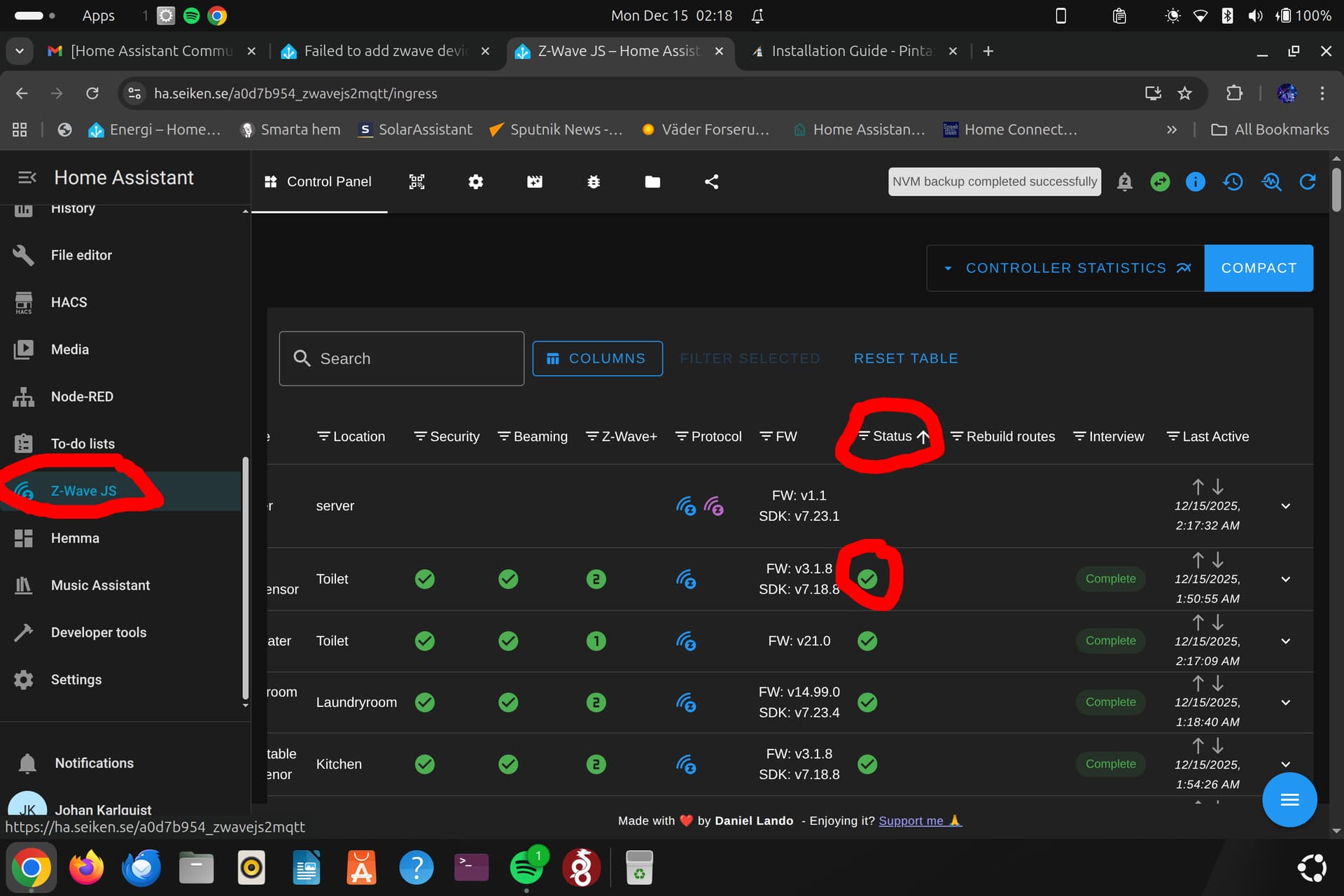 Failed to add zwave device - zxt-800 - Z-Wave - Home Assistant