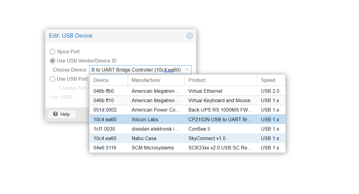 SkyConnect USB Device has very same Device ID as Aeotec ZStick 7