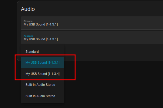 Audio Settings