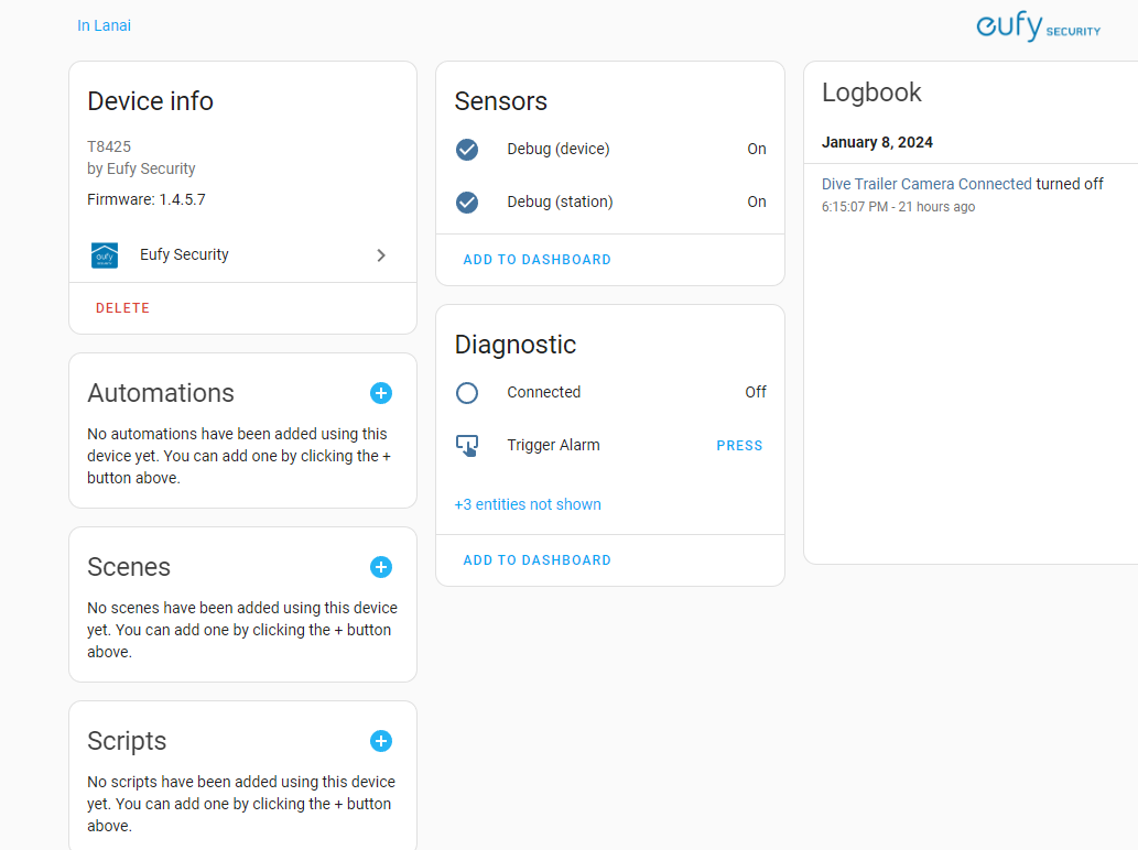 Eufy Security Integration - Third party integrations - Home Assistant ...