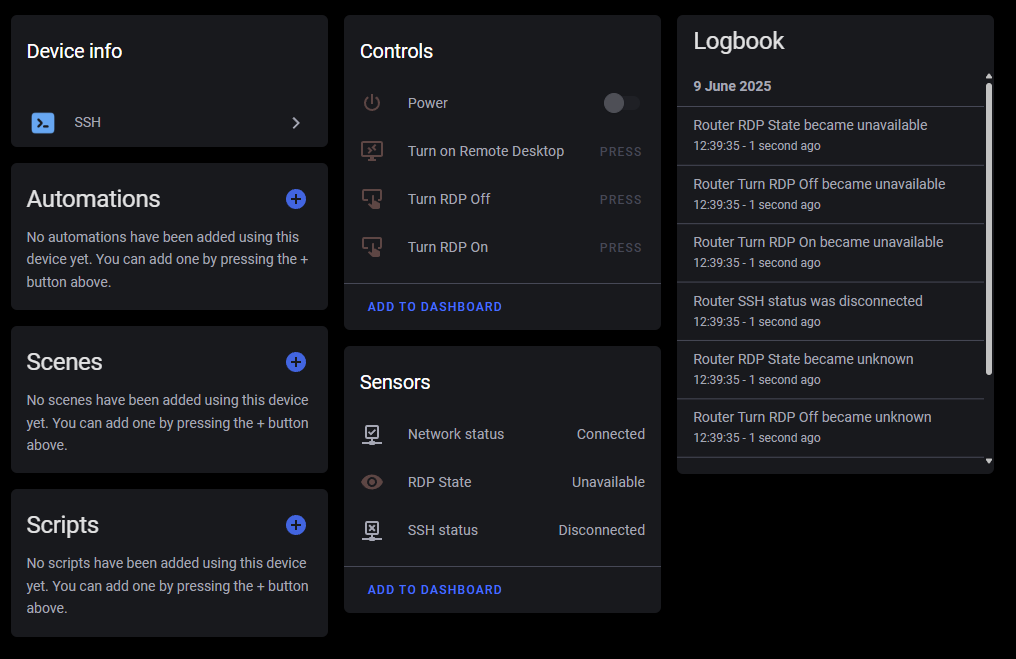 SSH Integration - Connect your servers to Home Assistant - Page 3 ...