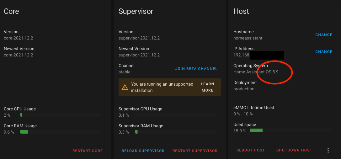 SOLVED! Home Assistant Blue (New) instalation and errors, help for a