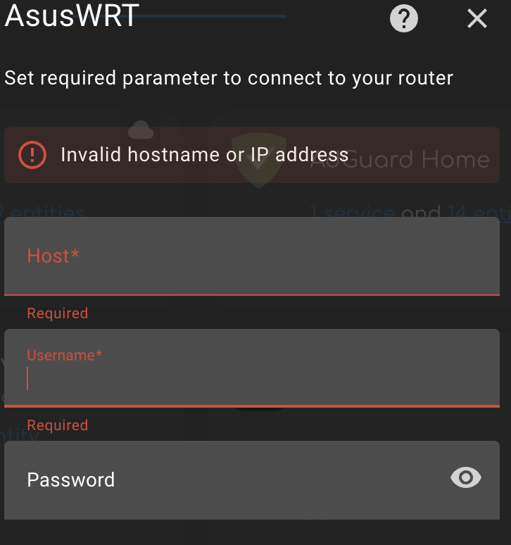 ASUSWRT Integration Help Configuration Home Assistant Community