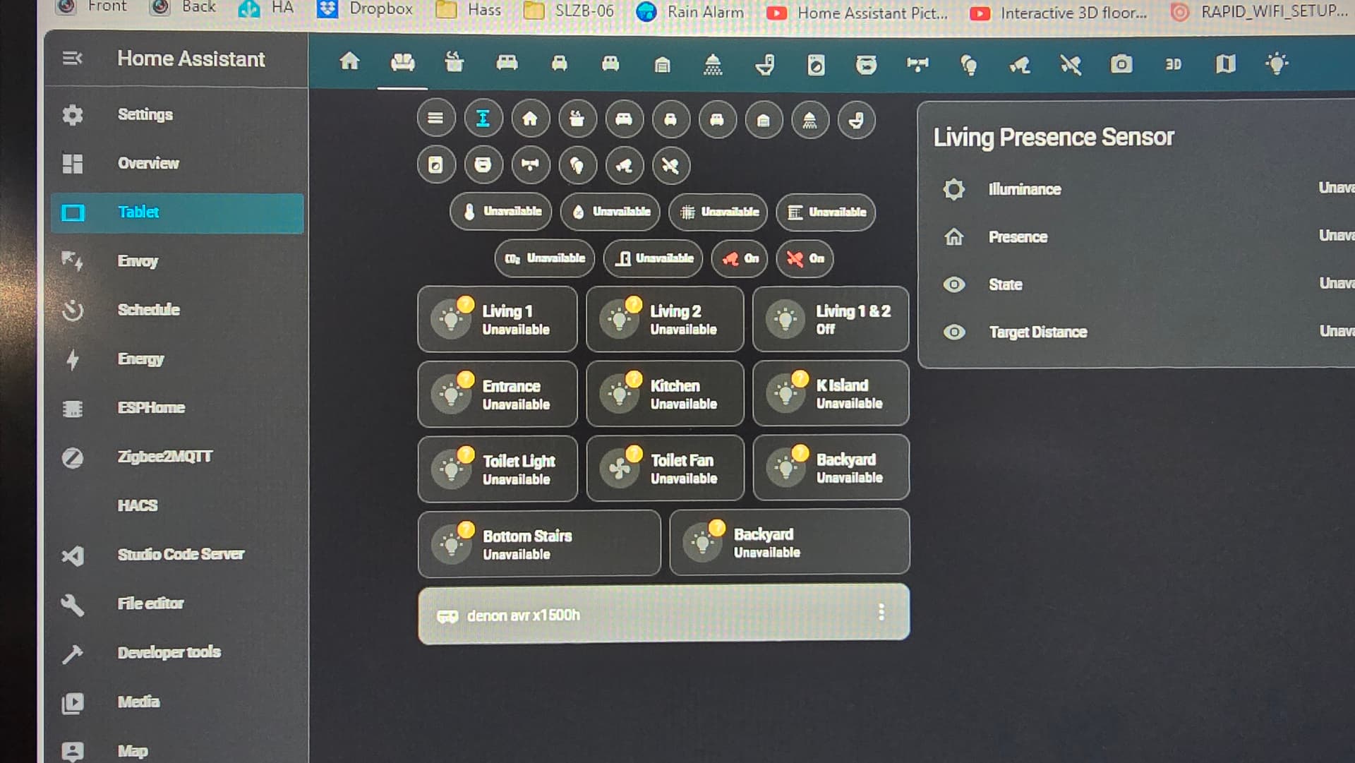 Wifi and Zigbee devices unavailable while was down