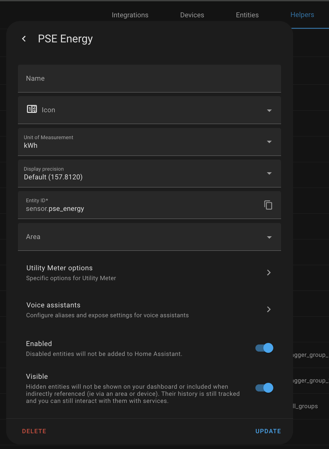 Editing UI helpers - Configuration - Home Assistant Community