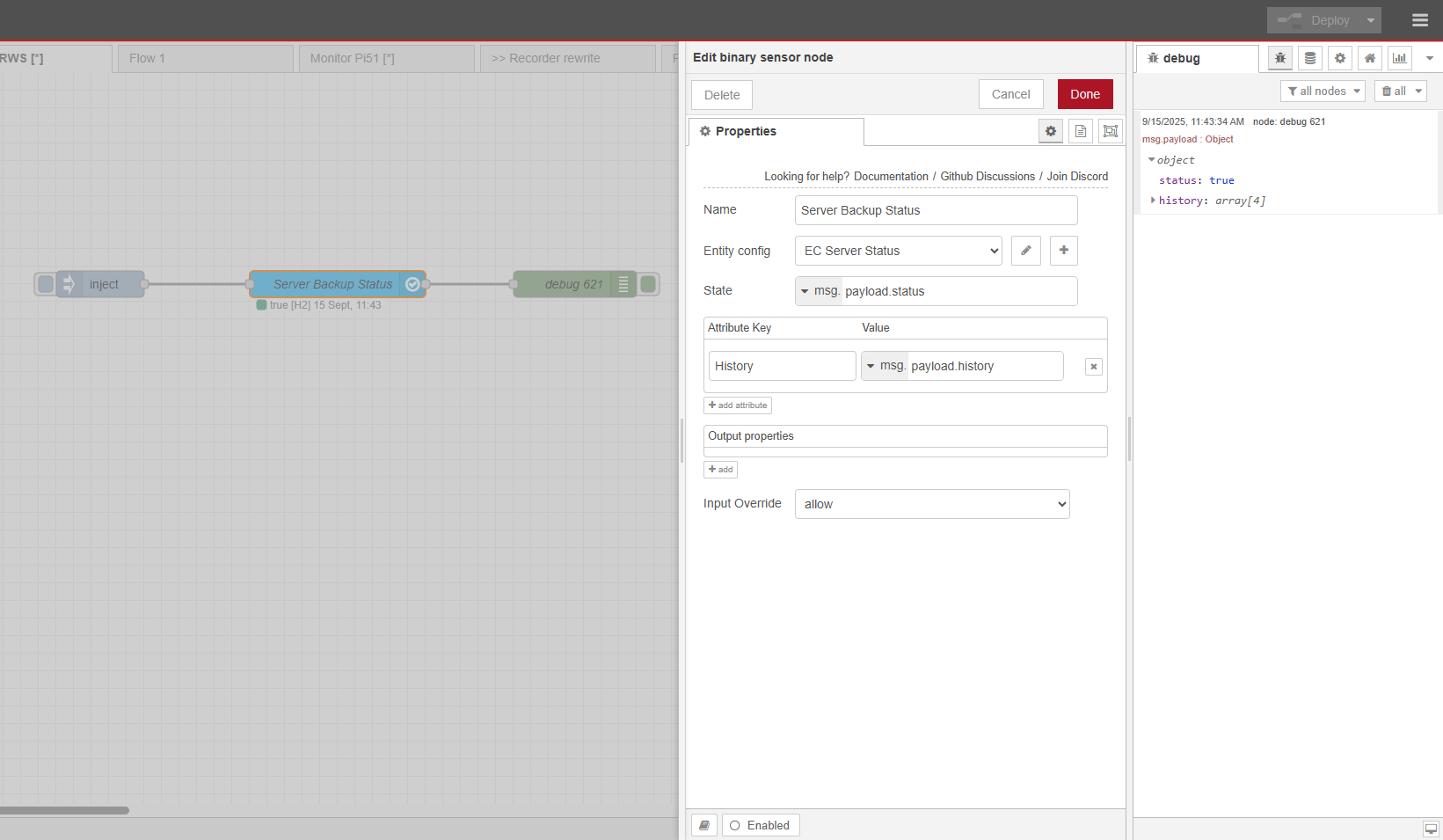 Virtual devices / data storage - Node-RED - Home Assistant Community