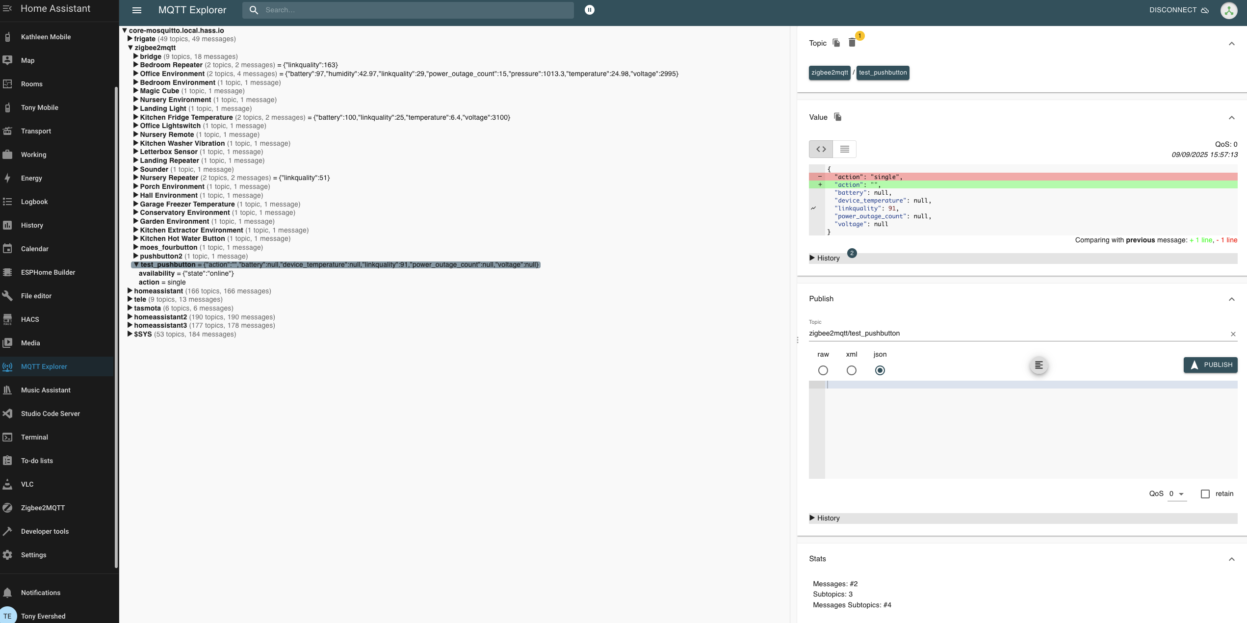 Recently-added zigbee2mqtt devices not appearing in MQTT integration ...