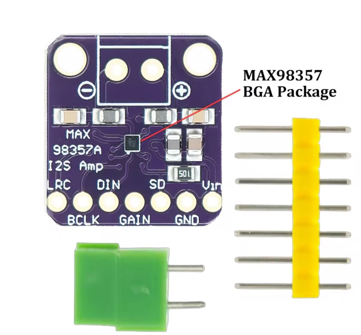 Amplifier MAX98357 with BGA or not? - ESPHome - Home Assistant Community