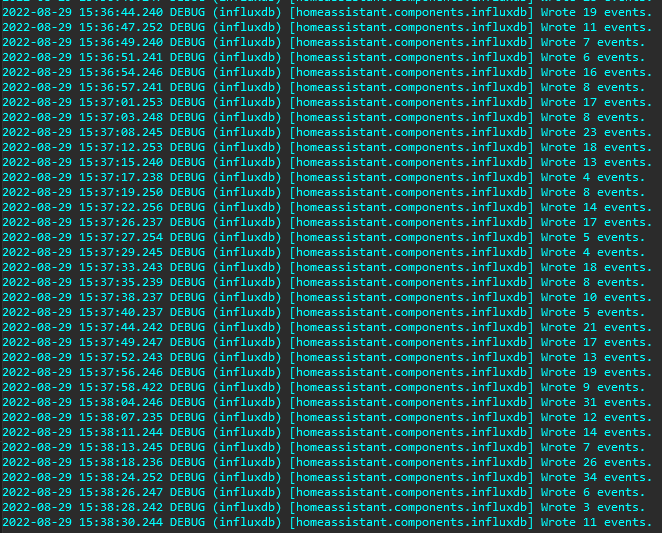 Writing data to InfluxDB - Configuration - Home Assistant Community