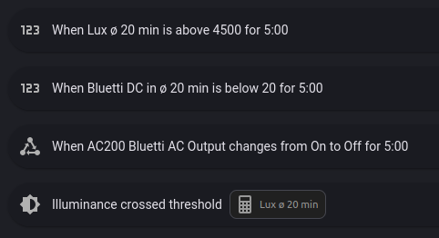 Automation Trigger Description