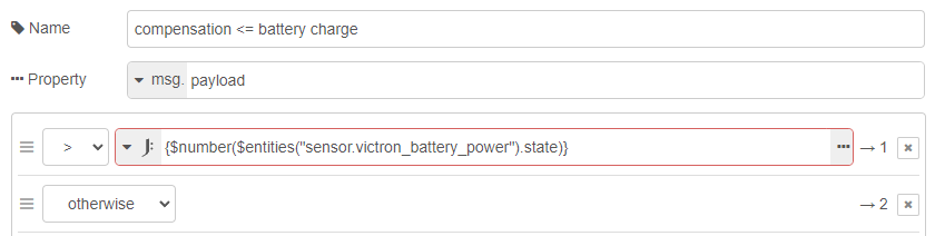Switch node with expression as compare value - Node-RED - Home ...