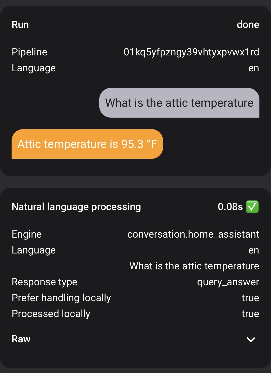 Conversation agent ignoring "Prefer handling locally"
