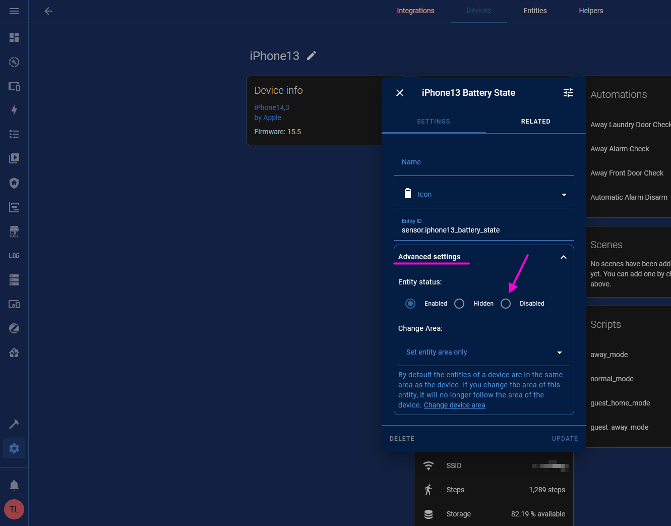 How do I exclude all these iPhone things? Configuration Home