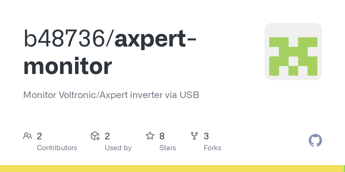 Programmatically read data from your Solar Inverter (Voltronic, Axpert ...