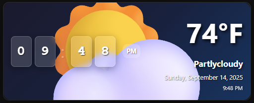 Flippy Weather Clock - Dashboards & Frontend - Home Assistant Community