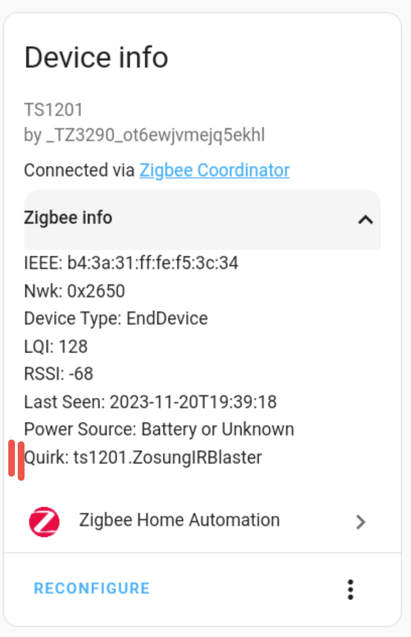 ZHA and Tuya dimmers / quirks Zigbee Home Assistant Community