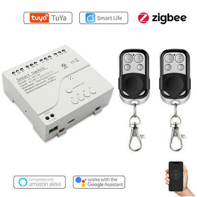 MHCOZY 1-Channel Tuya WiFi Relay Switch - 5-32V Input, Dry Contact For Garage Door, Alexa Compatible