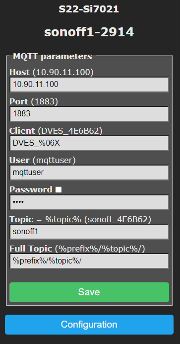 MQTT and sonoff tasmota - Page 3 - Configuration - Home Assistant Community