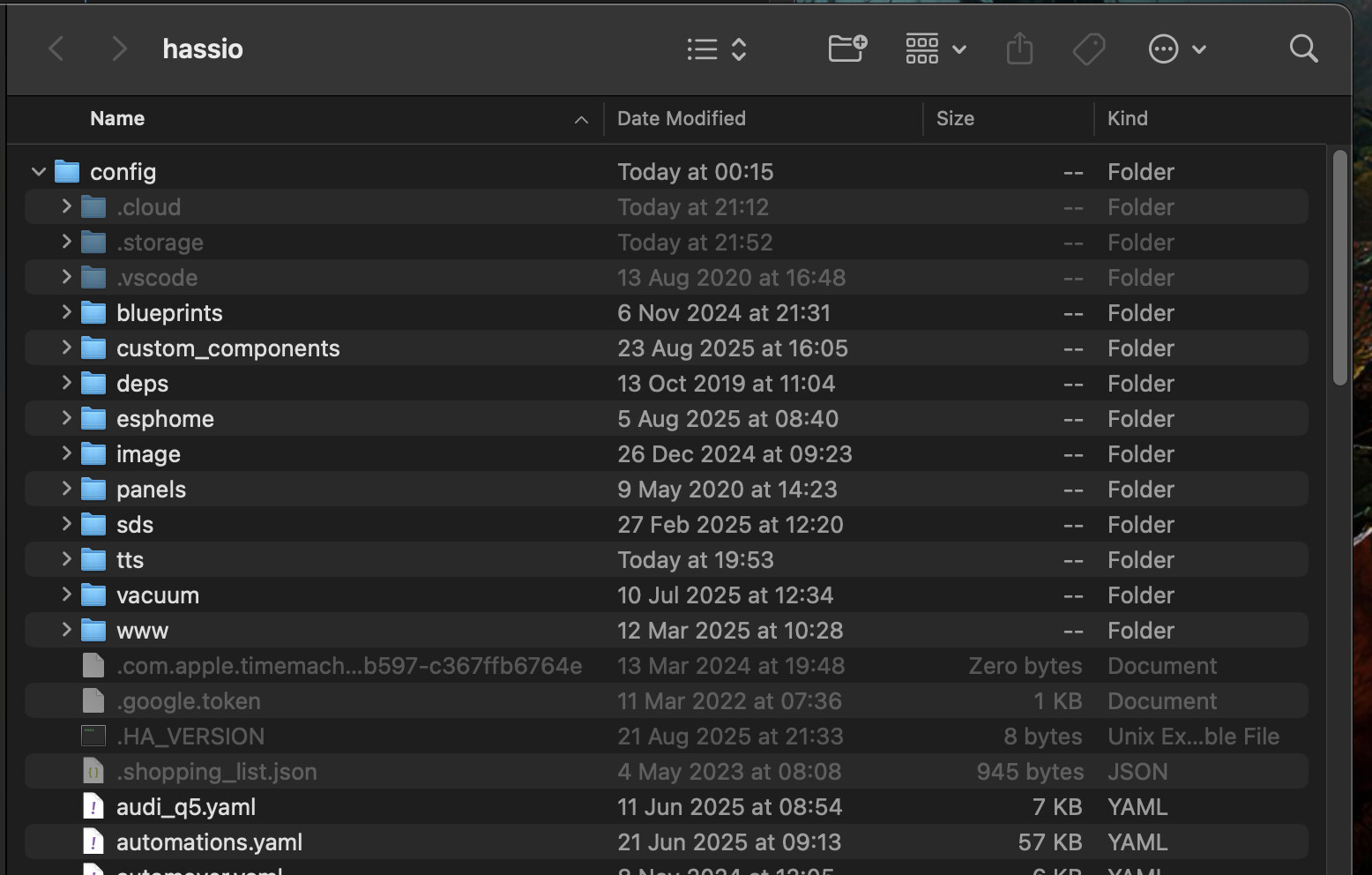 Config folder - Configuration - Home Assistant Community