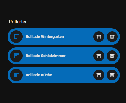 HA Dashboard Buttons