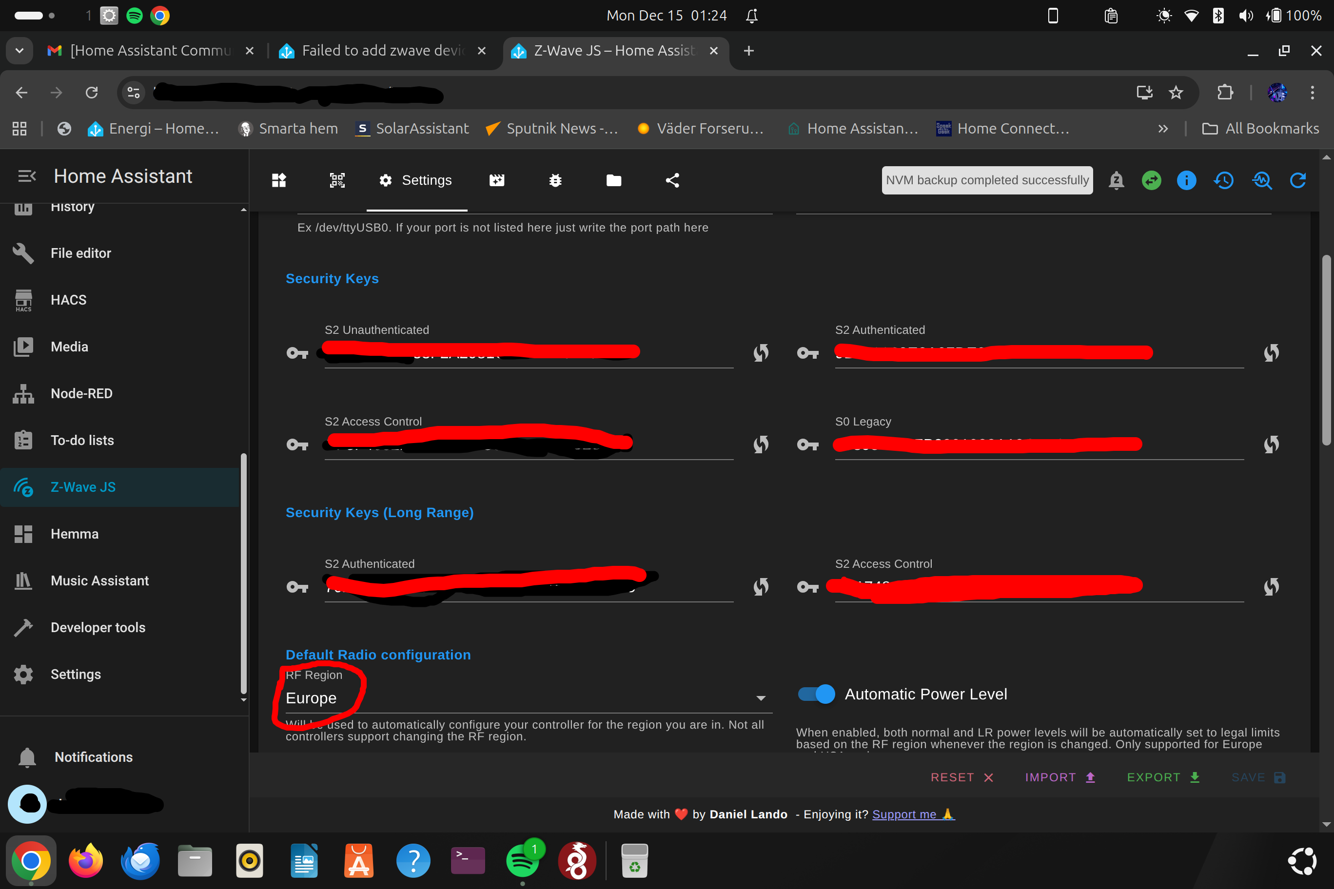 エネイブル　ENABLE Failed to add zwave device - zxt-800 - Z-Wave - Home Assistant