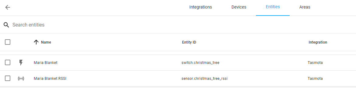 Change Entity ID of Tasmota device - Configuration - Home Assistant ...