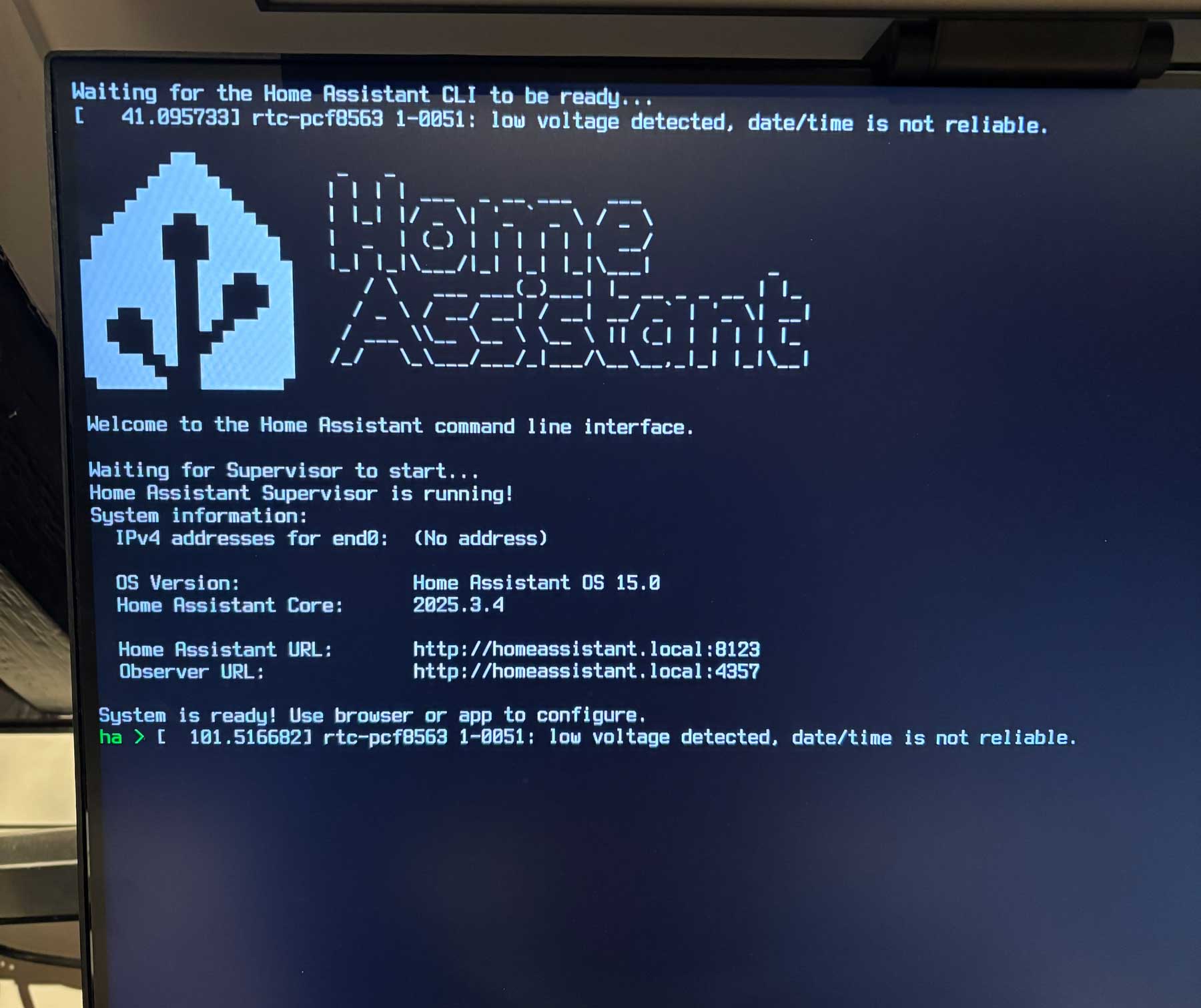 No connection with Home Assistant Green - Home Assistant OS - Home