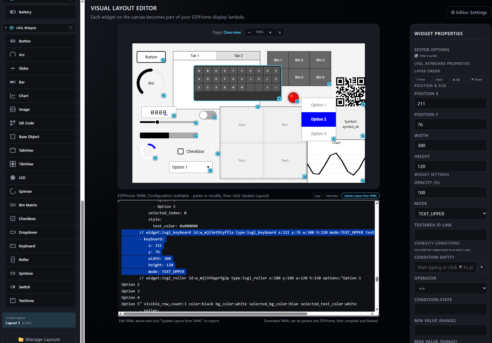 ESPHome LVGL editor overview - ESPHome - Home Assistant Community
