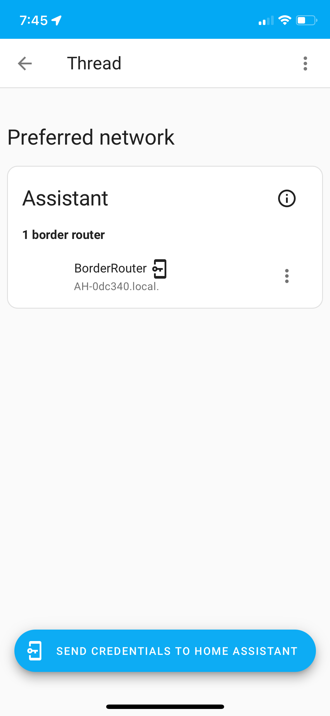 Connect thread devices to home assistant? Matter/Thread Home